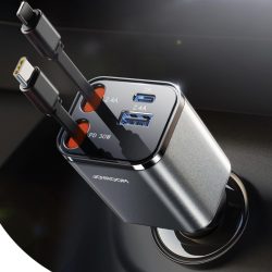 JOYROOM Retractable Car Charger